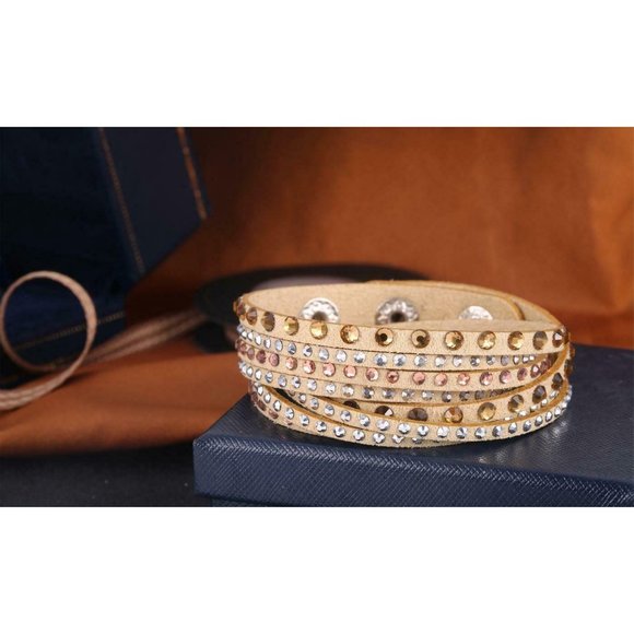 Women's Wrap Bracelet 18 CTTW Austrian Crystals - Picture 3 of 7